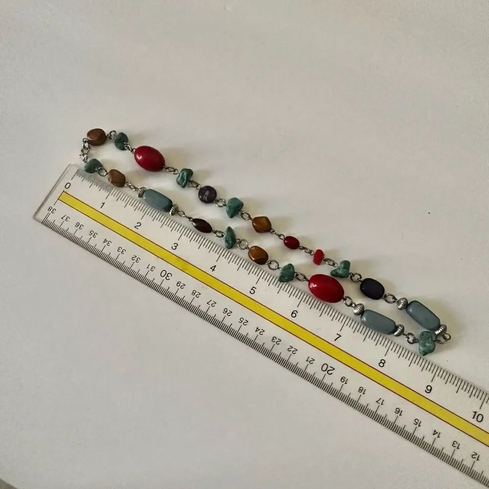 Colorful beaded necklace - Picture 7 of 7